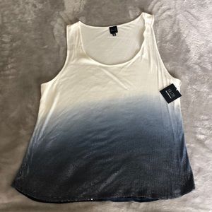 Sequined tank top